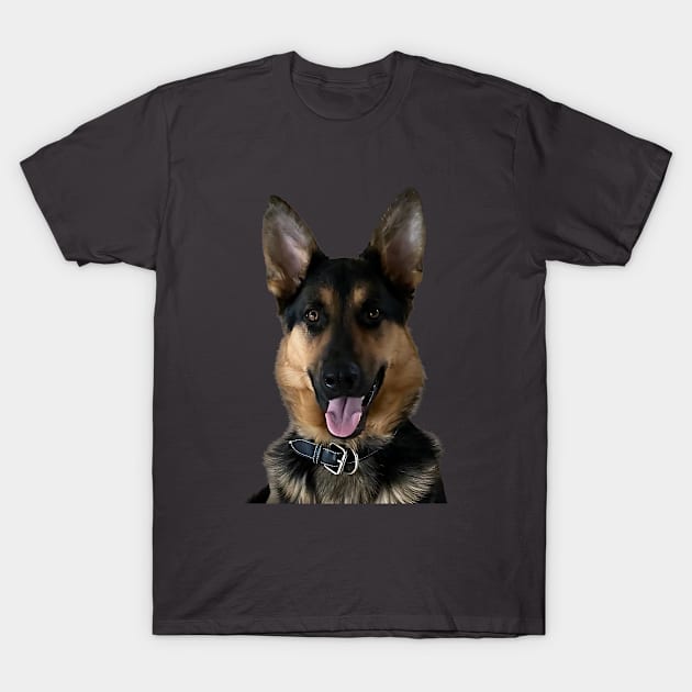 Gorgeous German Shepherd T-Shirt by Print Magic Studios